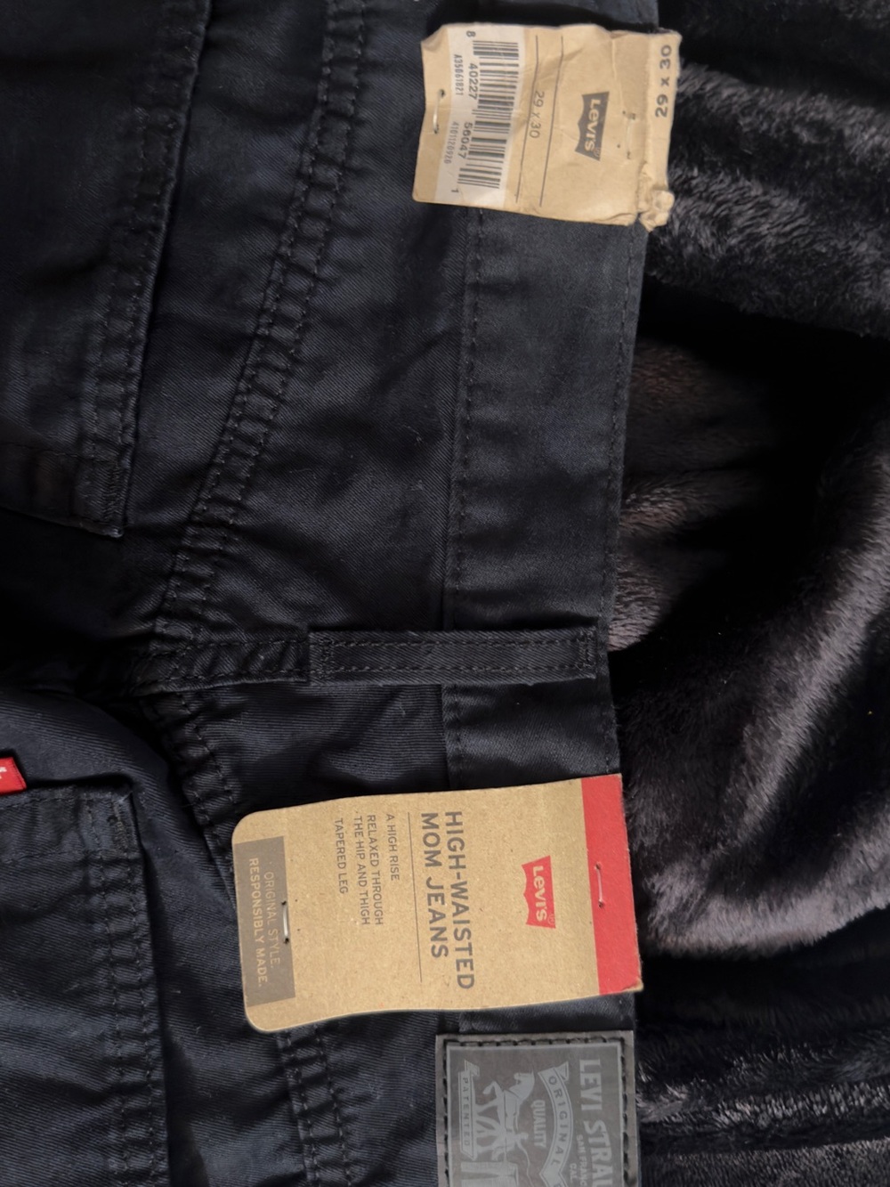 Women Black mom jeans Pants